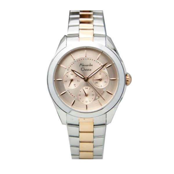 Alexandre Christie AC 2864 Silver Full Rosegold BFBTRRG